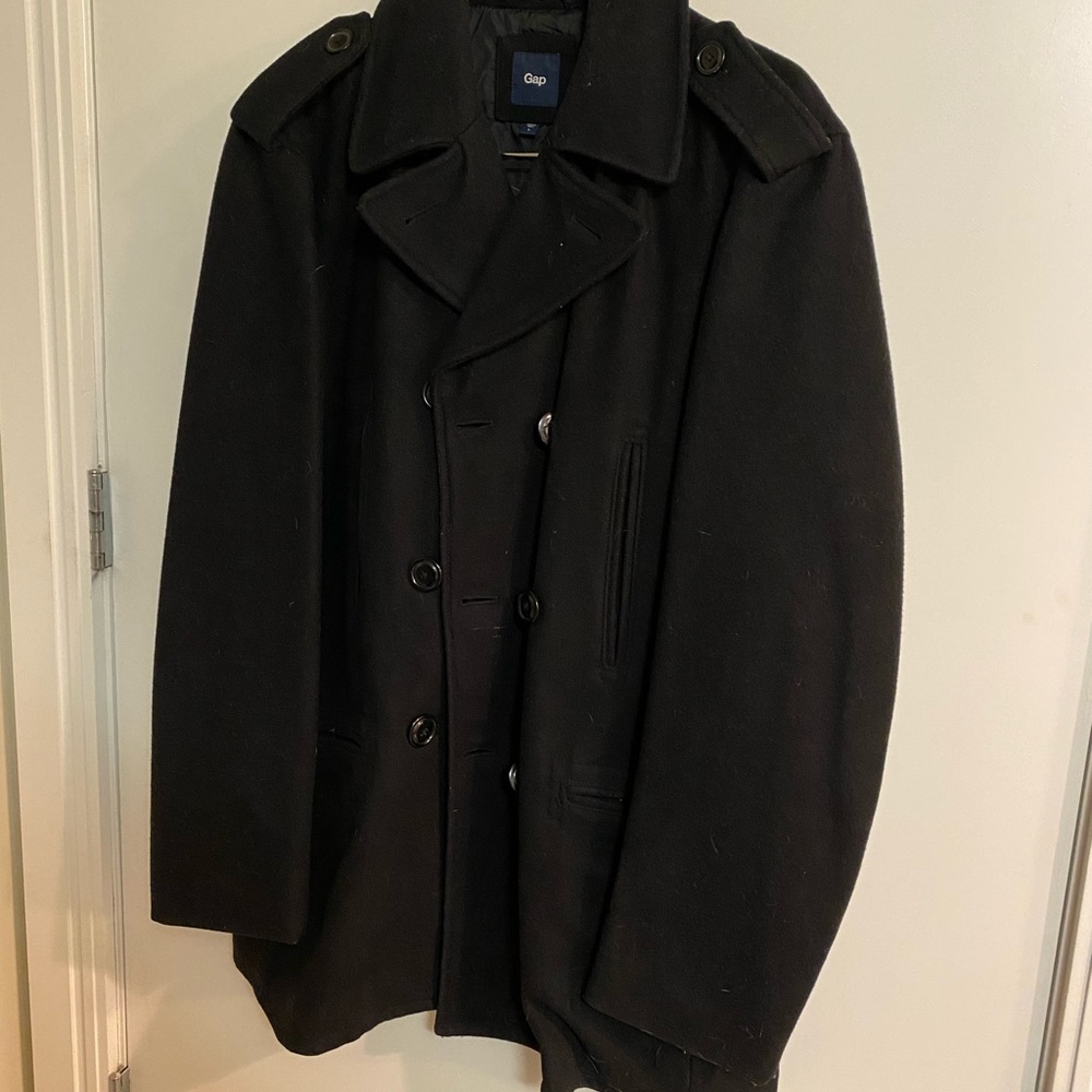 GAP navy style peacoat black.